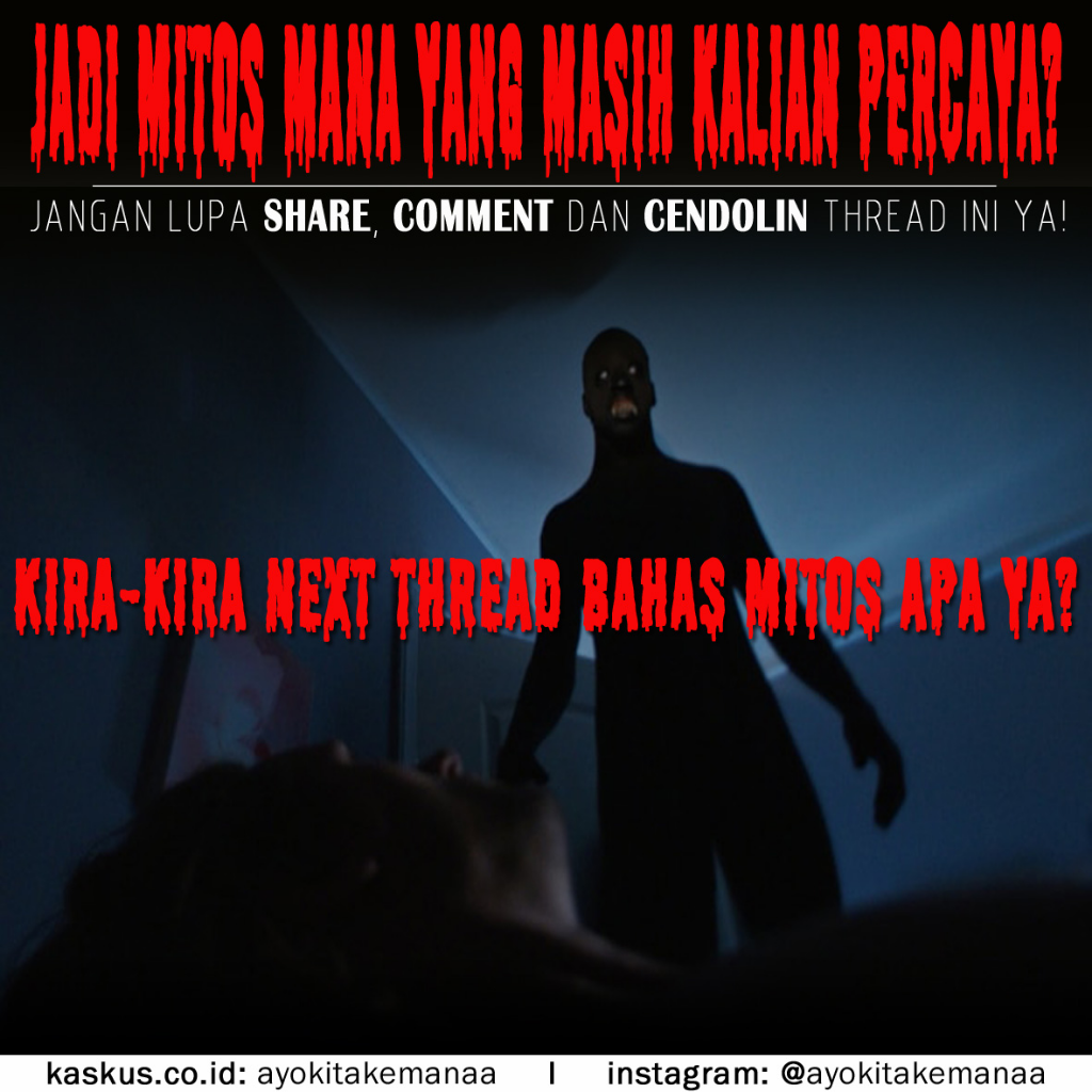 5 Mitos Orang Indonesia Yang Berkaitan Dengan "Hantu", Kalian Percaya?