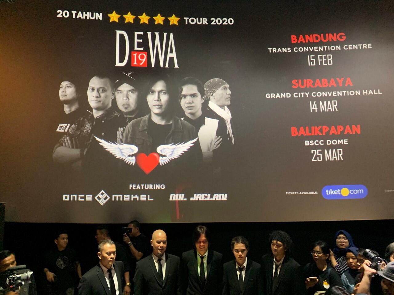 Dewa 19 Gelar Konser 20 Tahun Bintang Lima Tour 2020 featuring Once Mekel|Dul Jaelani