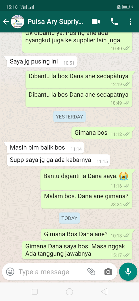 BELI / TAMPUNG PULSA