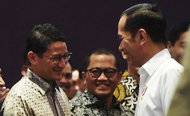 Saat Presiden Jokowi Isyaratkan Sandiaga Jadi Penggantinya