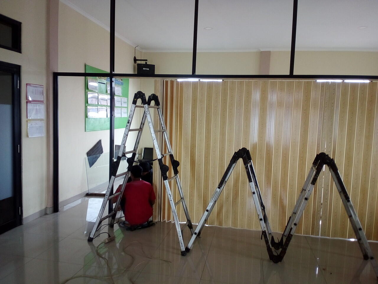 krey alumunium, vertikal blind, horizontal blind, folding door