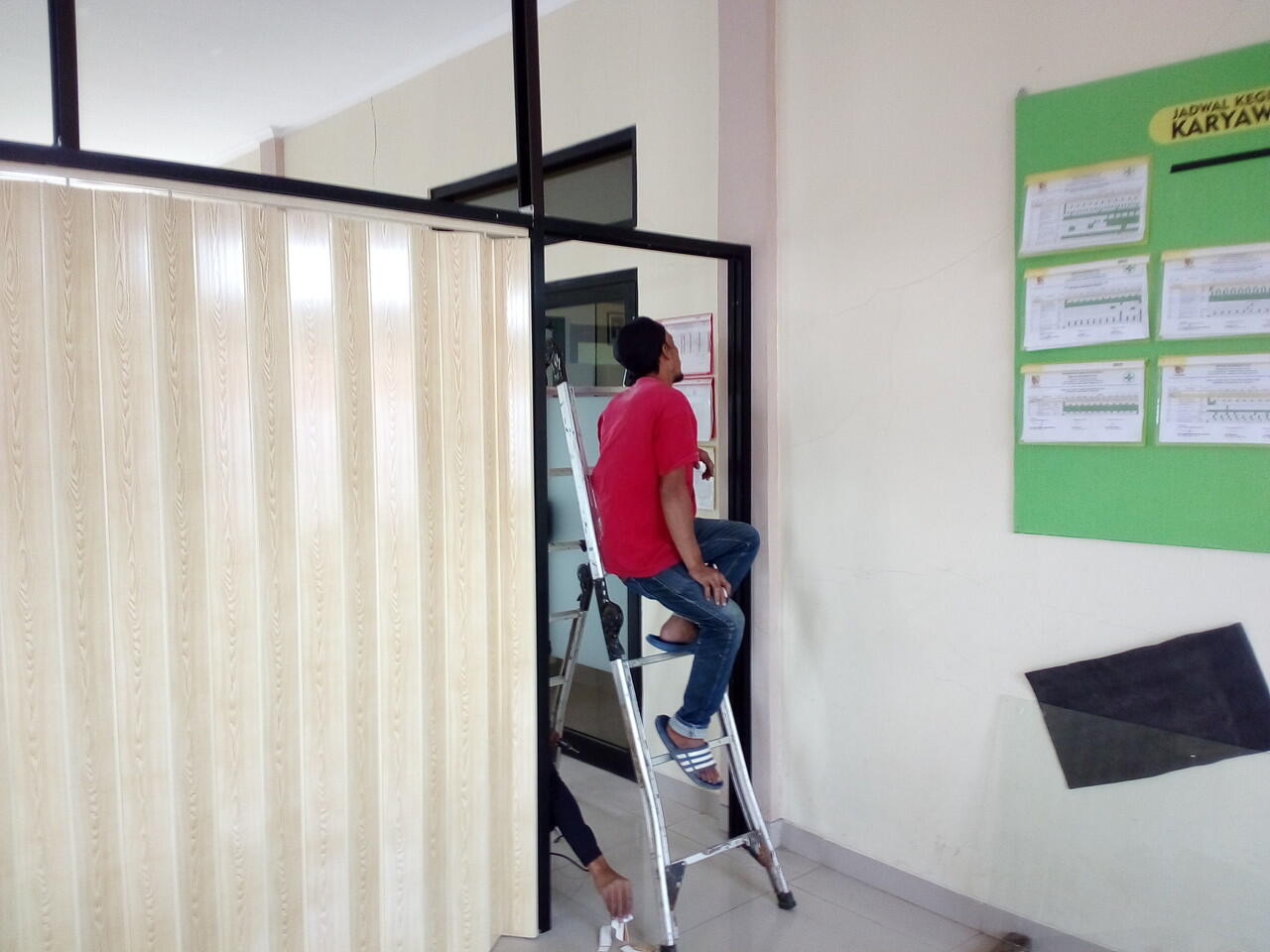 krey alumunium, vertikal blind, horizontal blind, folding door