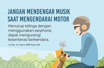 Riding aman ketika musim hujan telah tiba, jangan lakukan hal ini ya gaez