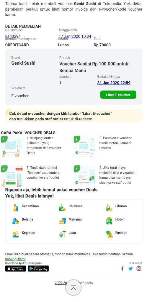 Deal Makanan Tokopedia X Fave - Error? *Ongoing*