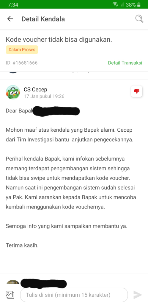 Deal Makanan Tokopedia X Fave - Error? *Ongoing*