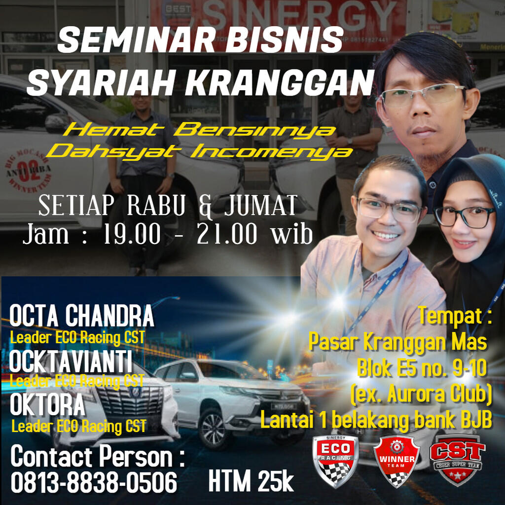 SEMINAR BISNIS SYARIAH ECO RACING RUTIN DI KRANGGAN