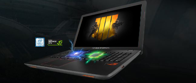 Asus ROG STRIX GL553VD Laptop Gaming Kuat,Gahar untuk Melampaui Segalanya