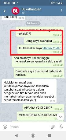 CUSTOMER SERVICE BUKALAPAK TERLALU BOLOT