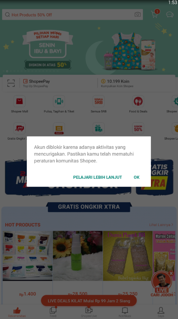 &#91;WARNING&#93; Hati-Hati Dengan Akun SHOPEE Anda