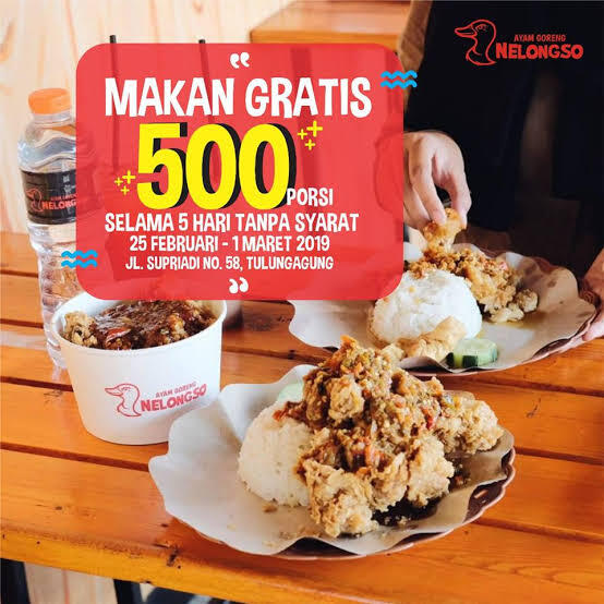 Ayam Goreng Nelongso Cuman 5000 Wahh Cocok Buat Anak Kost Nih Gan