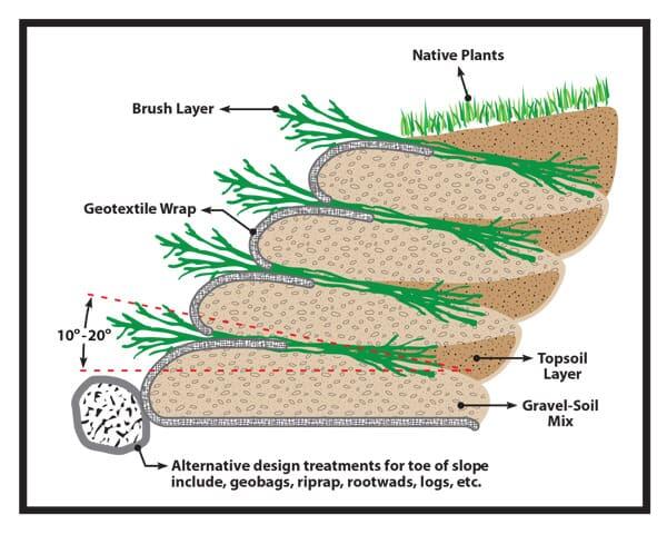 Kurangi Potensi Longsor, KLHK Terapkan Sistem Soil Bioengineering