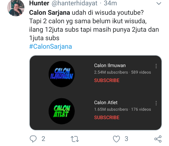 Akun Calon Sarjana Dibanned Youtube karena Plagiat, Netijen Twitter Geger! 