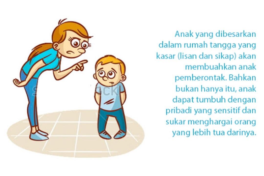 Berhentilah Berkata Kasar di Depan Anak Karena Mempengaruhi Perkembangan Mental Anak