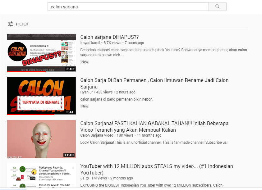 Youtube Channel &quot;Calon Sarjana&quot; Akhirnya Wisuda