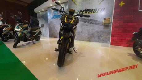 All New Honda Beat Modif Supermoto, Tambah Jangkung Shock Depan Upside Down