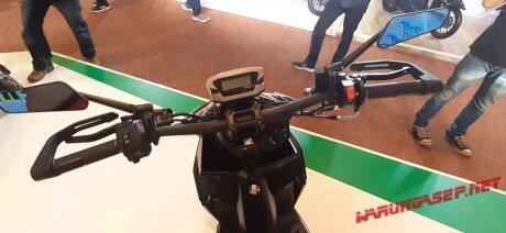 All New Honda Beat Modif Supermoto, Tambah Jangkung Shock Depan Upside Down