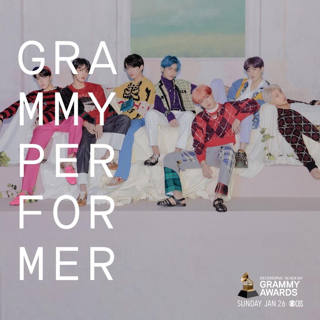 BTS Resmi Jadi Artis K-Pop Pertama yang Tampil di Grammy!