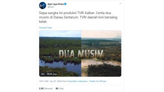 Hasil Produksi TVRI Kalimantan Barat Dikira Discovery Channel