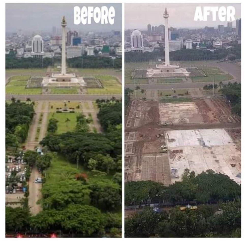 Balasan Dari Ribut Ribut Soal Revitalisasi Monas