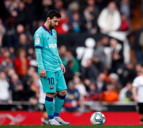 Statistik Lionel Messi vs Valencia: 11 Tembakan, 0 Gol, Barcelona Kalah
