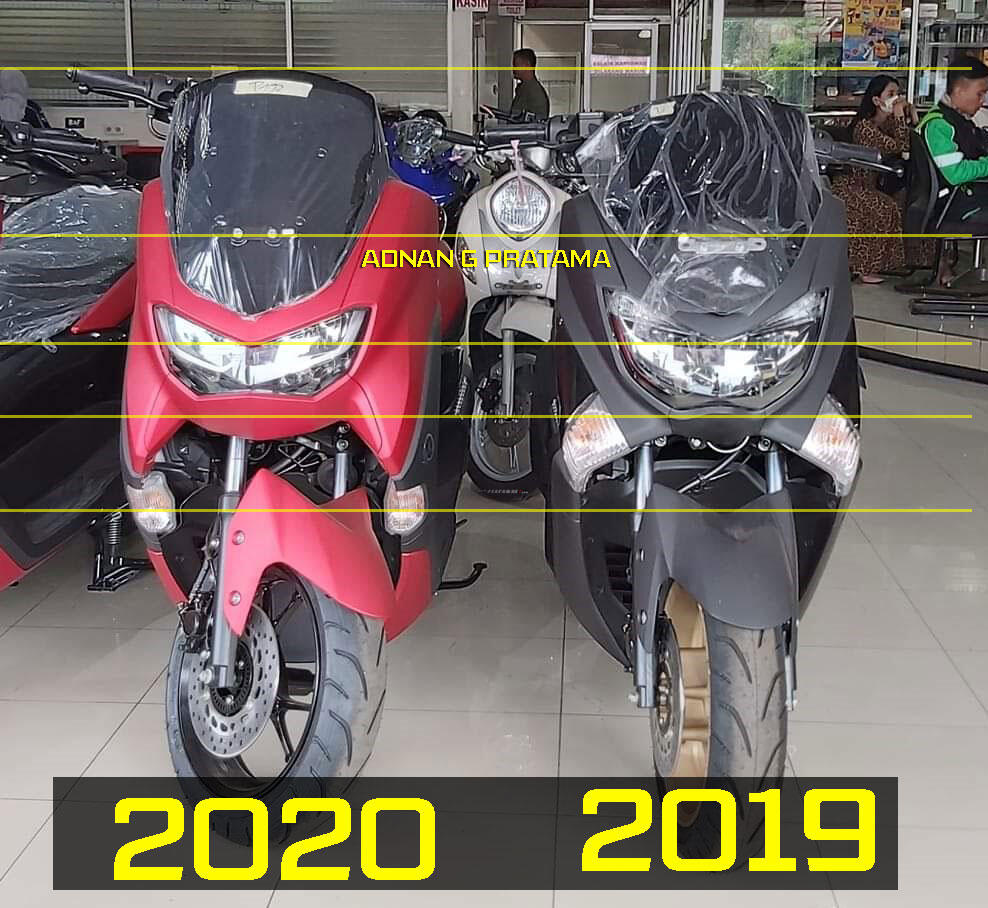 Perbandingan Dimensi Yamaha NMAX Lawas Dengan New NMAX, Gede Mana?