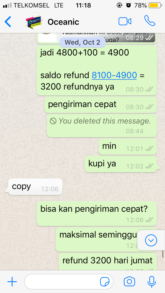 SURAT TERBUKA : OCEANIK MOBILE SOLUTION (OMS) [HP 5 BULAN GAK SAMPAI?] PENIPUAN KAH?