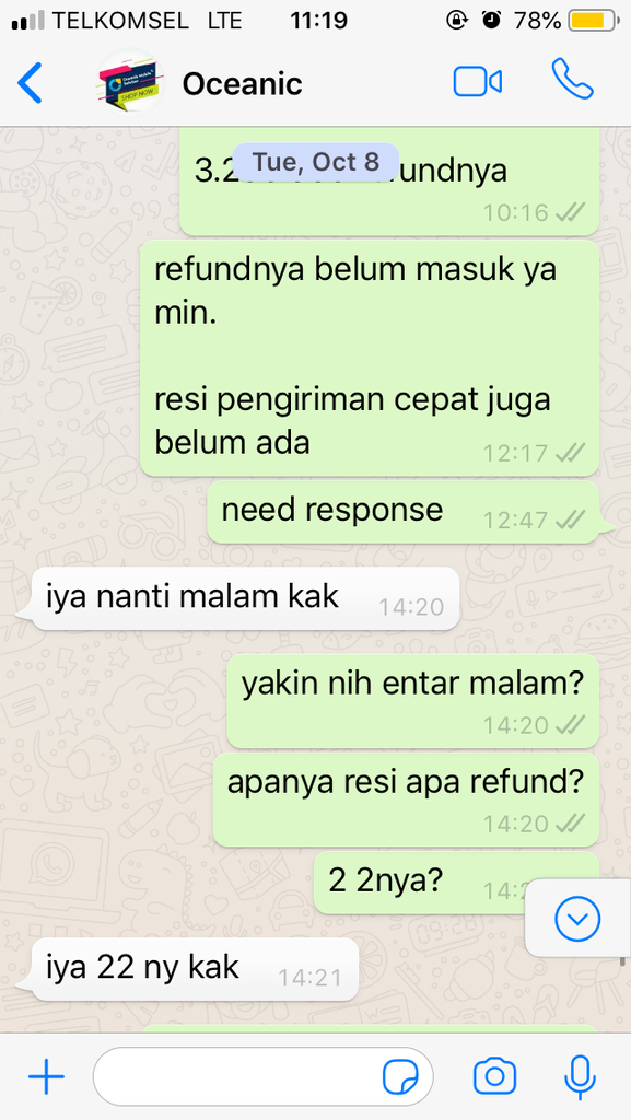 SURAT TERBUKA : OCEANIK MOBILE SOLUTION (OMS) [HP 5 BULAN GAK SAMPAI?] PENIPUAN KAH?