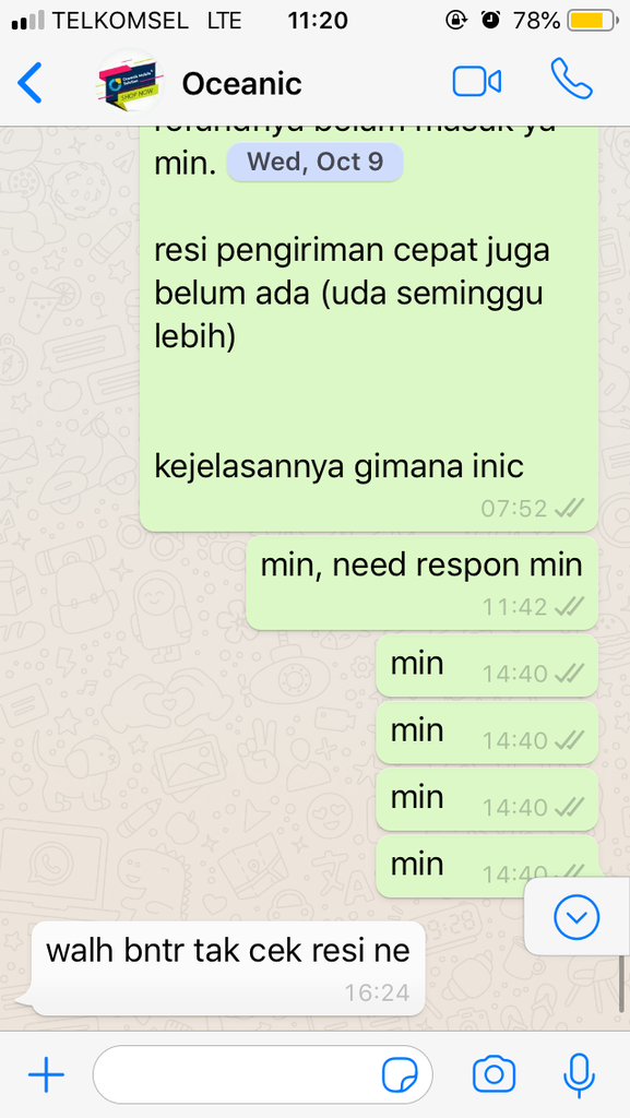 SURAT TERBUKA : OCEANIK MOBILE SOLUTION (OMS) [HP 5 BULAN GAK SAMPAI?] PENIPUAN KAH?