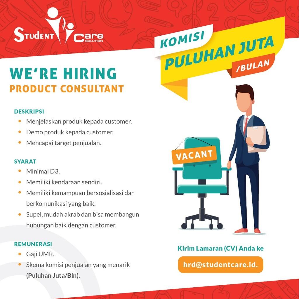 Lowongan Kerja Sales StudentCare.id