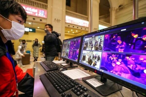10 Foto Mudik Imlek di Tiongkok di Tengah Penyebaran Virus Corona