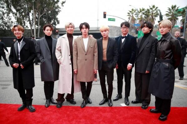 Bakal Tampil, Ini 10 Potret BTS di Grammy Awards ke-62