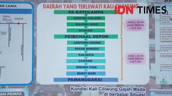 Diguyur Hujan Sejak Minggu Malam Cipulir Banjir Hingga 110 Centimeter