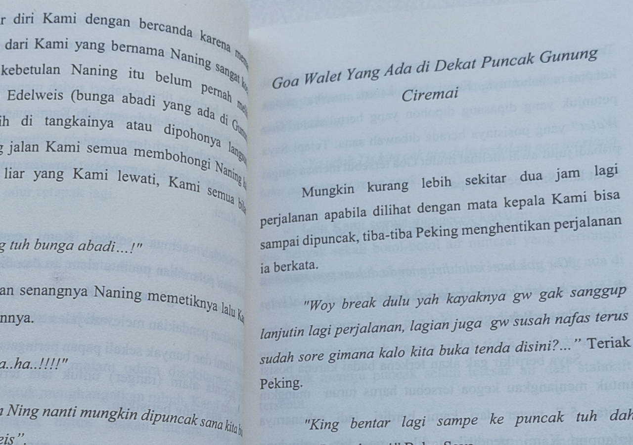 Bukuharianoethis (Tersesat Selama 3 Hari Di Gunung Ciremai)
