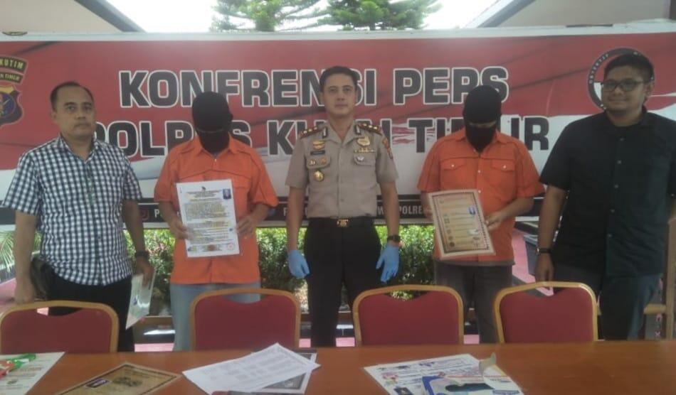 King of The King Bermodus Penipuan, Polres Kutim Tetapkan Dua Tersangka