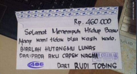 Capek Tagih Utang, Pria Ini Sumbang Amplop Kosong ke Pernikahan Teman
