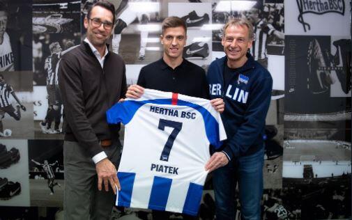 Kejutan, Piatek Resmi ke Hertha Berlin, Bukan Spurs, Chelsea, atau Barca