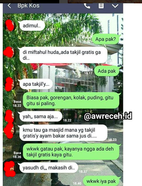 22 Chat Kocak Pak Ruslan, Pemilik Kost-an yang Viral Karena Nyeleneh &amp; Ngeselin