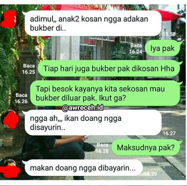 22 Chat Kocak Pak Ruslan, Pemilik Kost-an yang Viral Karena Nyeleneh &amp; Ngeselin