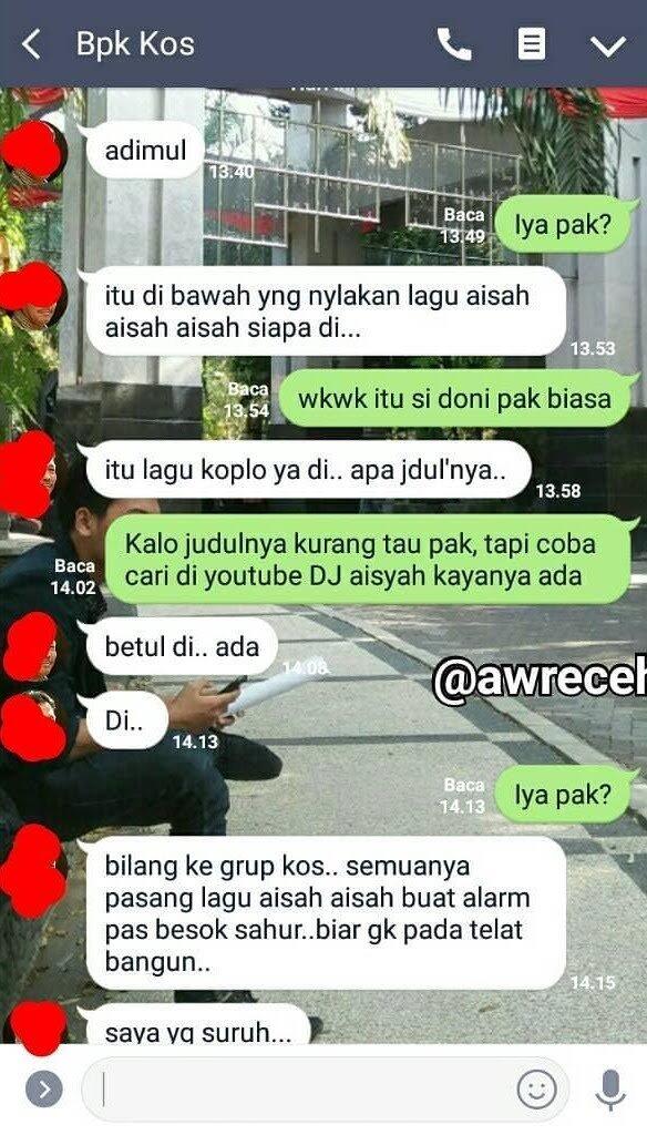 22 Chat Kocak Pak Ruslan, Pemilik Kost-an yang Viral Karena Nyeleneh &amp; Ngeselin