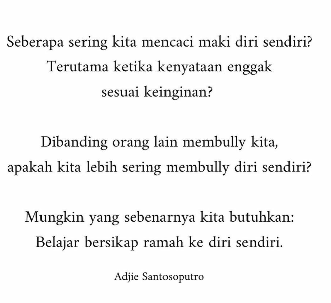 Daily Quotes buat hati yang positif!