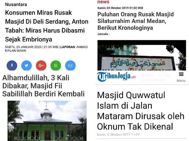 Perusakan Masjid di Minahasa