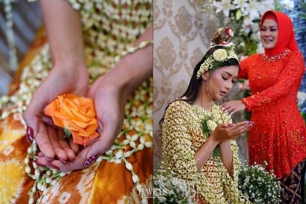 Dekorasi Pengajian hingga Siraman Kevin Liliana, Indah Bertabur Bunga