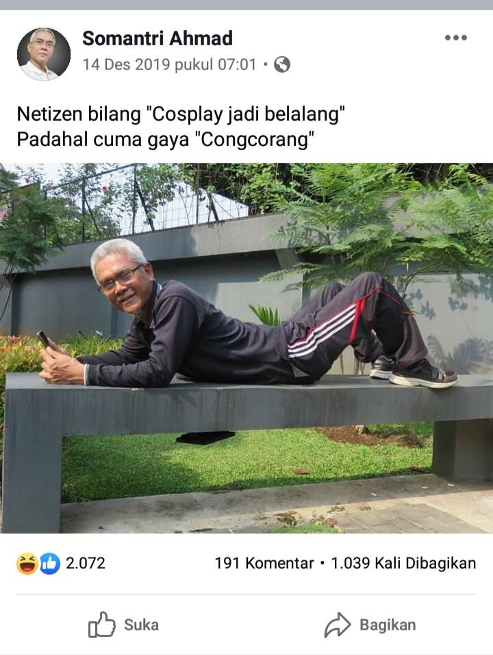 12 Foto Editan Lucu Karya Pak Somantri Ahmad yang Viral Banget di Facebook
