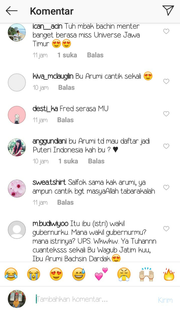 Datang Di Malam Final Pemilihan PI Jatim, Ibu Arumi Bachsin Jadi Sorotan