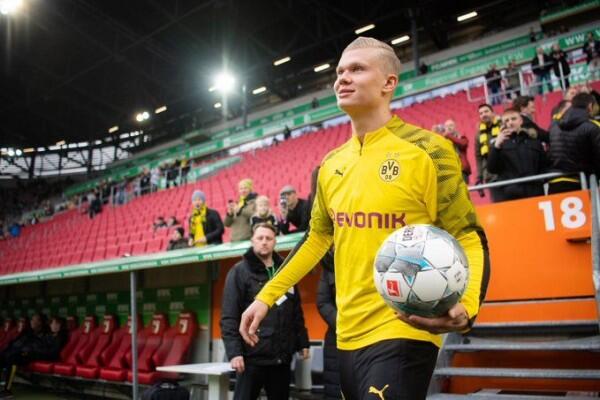 Dortmund Menang Telak, Erling Haaland dan Jadon Sancho Pecahkan Rekor