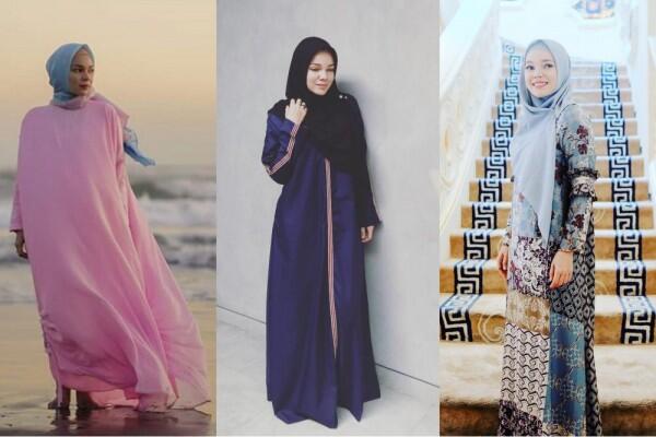 Modis & Berkelas, 10 Inspirasi Gamis Syar'i ala Sandra Dewi