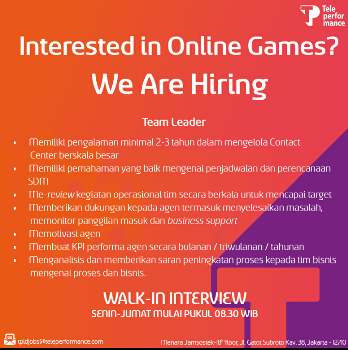 Customer Service Representative for Games Online