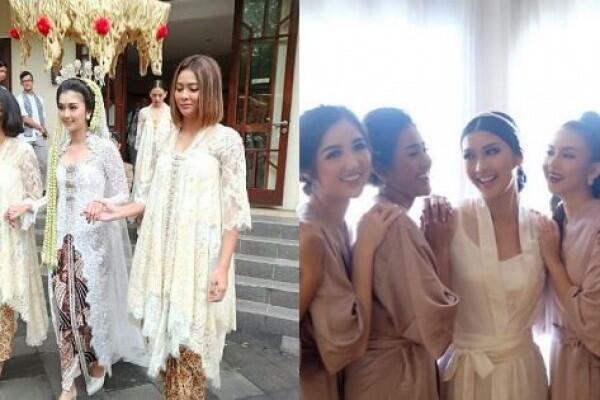 Dampingi Akad hingga Resepsi, 10 Potret Kevin Liliana dan Bridesmaid
