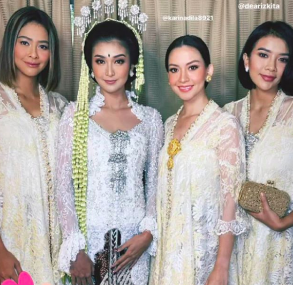 Dampingi Akad hingga Resepsi, 10 Potret Kevin Liliana dan Bridesmaid