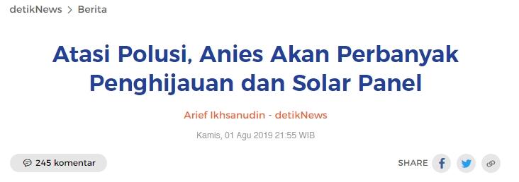 Dapat Info Lahan RTH Era Ahok Jadi Sentra Kuliner, PDIP Protes Anies